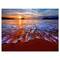 Designart - Colorful Sunset with Bright Waters - Seashore Canvas Art Print